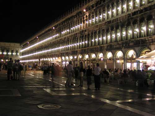 Piazza SAn MArco at night